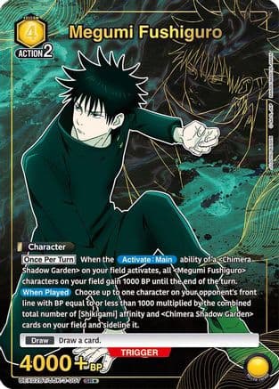 Megumi Fushiguro (007) (SR*) — UEX02BT: Jujutsu Kaisen Vol.2