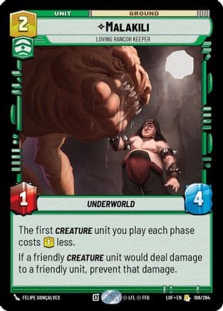 Malakili - Loving Rancor Keeper — Legends of the Force