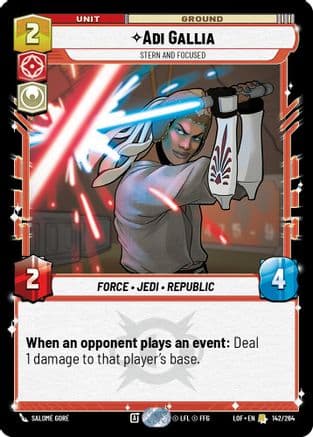 Adi Gallia - Stern and Focused — Legends of the Force