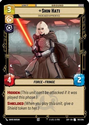 Shin Hati - Overeager Apprentice — Legends of the Force