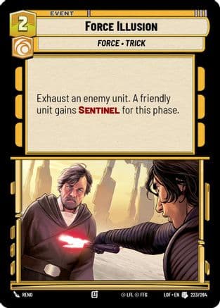 Force Illusion — Legends of the Force Star Wars: Unlimited card by Reno