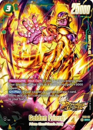 Golden Frieza (Bonus Pack Alternate Art) — Starter Deck 10: Giblet Dragon Ball Super: Fusion World card by CB.S, TA, CBRI, BANDAI NAMCO ENTERTAINMENT INC.