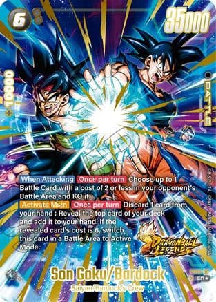 Son Goku/Bardock (Bonus Pack Alternate Art) — Starter Deck 9: Shallot