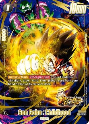 Son Goku : Childhood (Bonus Pack Alternate Art) — Starter Deck 9: Shallot