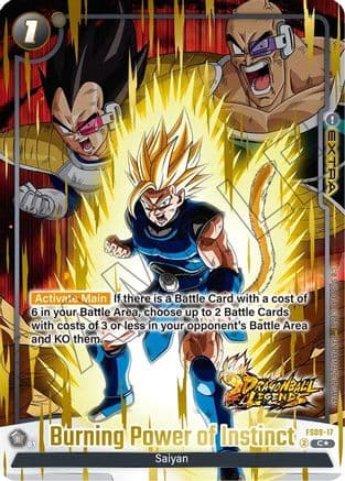 Burning Power of Instinct (Bonus Pack Alternate Art) — Starter Deck 9: Shallot