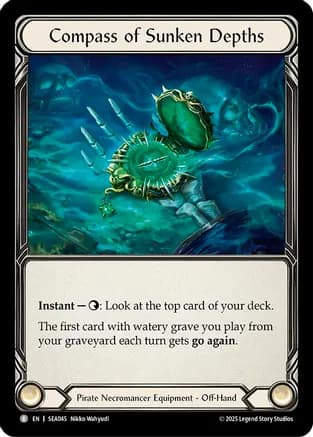 Compass of Sunken Depths // Treasure Island — High Seas