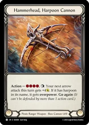 Hammerhead, Harpoon Cannon // Redspine Manta — High Seas
