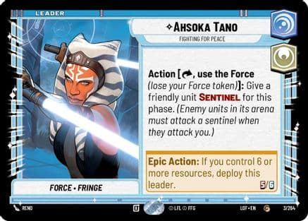 Ahsoka Tano - Fighting For Peace — Legends of the Force