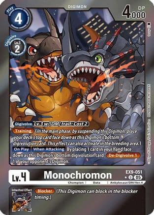 Monochromon (Limited Foil) — Versus Monsters