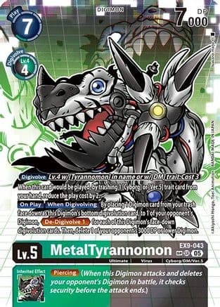 MetalTyrannomon (SP) — Versus Monsters