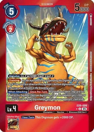 Greymon (Limited Foil) — Versus Monsters