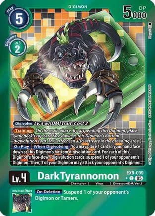 DarkTyrannomon (Limited Foil) — Versus Monsters