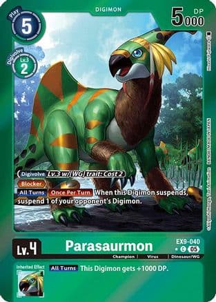 Parasaurmon (Limited Foil) — Versus Monsters