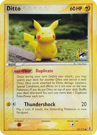 Ditto - 39/113 (SDCC Stamp) — Miscellaneous Cards & Products