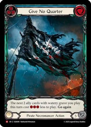Give No Quarter (Extended Art) — High Seas Flesh and Blood card by Nathaniel Himawan