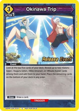 Okinawa Trip — UEX02BT: Jujutsu Kaisen Vol.2 Release Event Cards