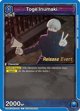 Toge Inumaki (014) — UEX02BT: Jujutsu Kaisen Vol.2 Release Event Cards