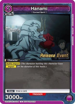 Hanami (034) — UEX02BT: Jujutsu Kaisen Vol.2 Release Event Cards