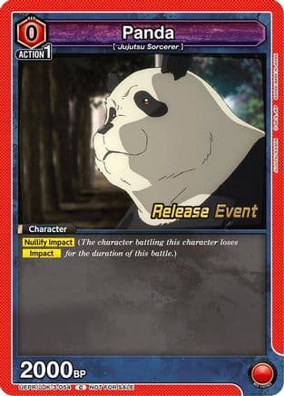 Panda — UEX02BT: Jujutsu Kaisen Vol.2 Release Event Cards
