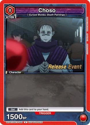 Choso (060) — UEX02BT: Jujutsu Kaisen Vol.2 Release Event Cards