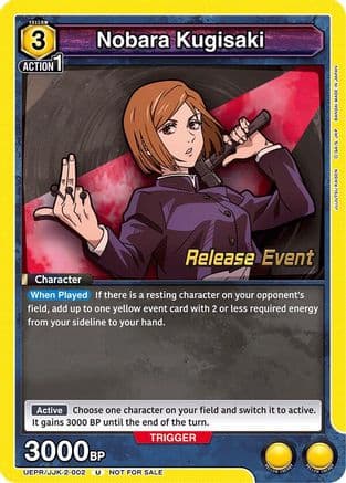 Nobara Kugisaki (002) — UEX02BT: Jujutsu Kaisen Vol.2 Release Event Cards