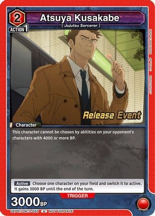 Atsuya Kusakabe — UEX02BT: Jujutsu Kaisen Vol.2 Release Event Cards