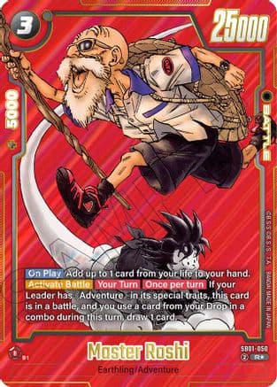 Master Roshi (Alternate Art) — Manga Booster 01