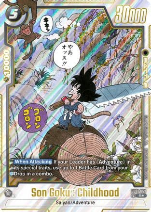 Son Goku : Childhood - SB01-053 (Alternate Art) — Manga Booster 01
