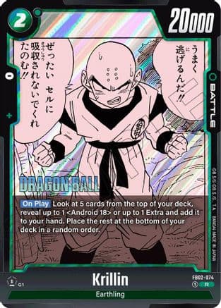 Krillin - FB02-074 — Manga Booster 01