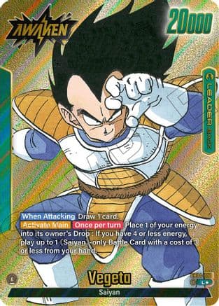 Vegeta - FB04-051 (Gold) — Manga Booster 01