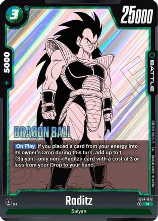 Raditz - FB04-072 — Manga Booster 01