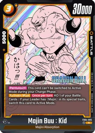 Majin Buu : Kid - FB04-095 — Manga Booster 01