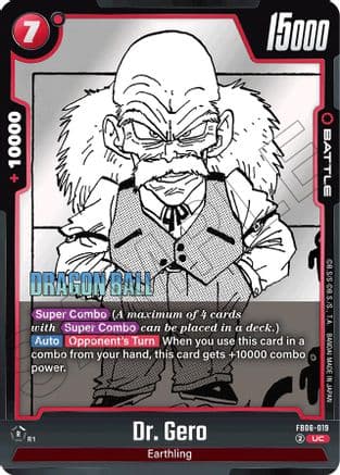 Dr. Gero — Manga Booster 01