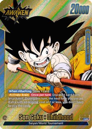 Son Goku : Childhood - FB06-025 (Gold) — Manga Booster 01