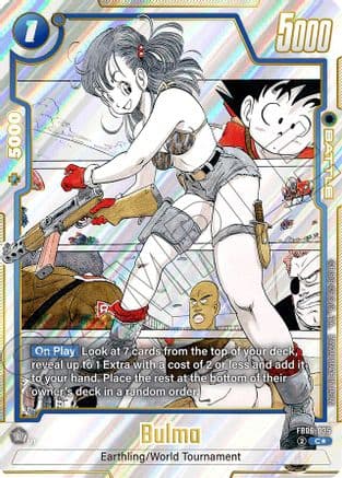 Bulma - FB06-035 (Alternate Art) — Manga Booster 01