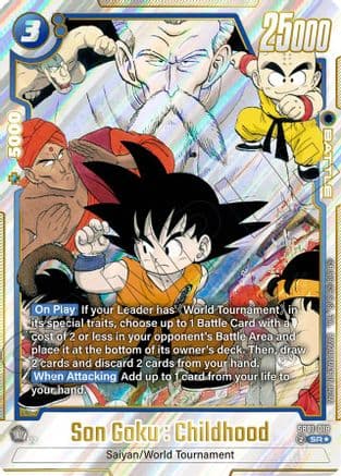 Son Goku : Childhood - SB01-018 (Alternate Art) — Manga Booster 01