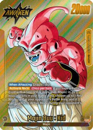 Majin Buu : Evil // Majin Buu : Kid - SB01-029 (Gold) — Manga Booster 01
