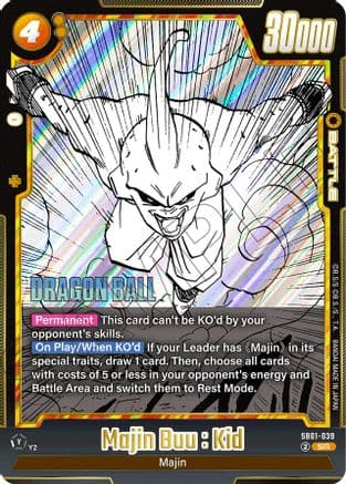 Majin Buu : Kid - SB01-039 — Manga Booster 01