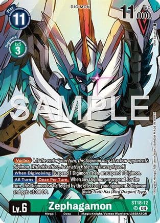 Zephagamon (Digimon Liberator Debuggers Set) — Digimon Card Game card
