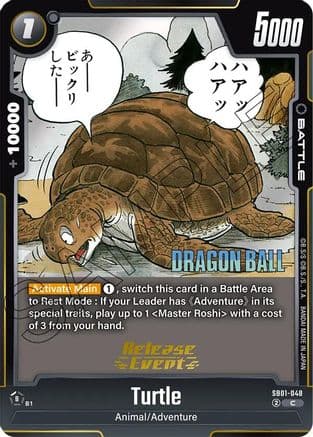 Turtle — Manga Booster 01 Release Event Cards