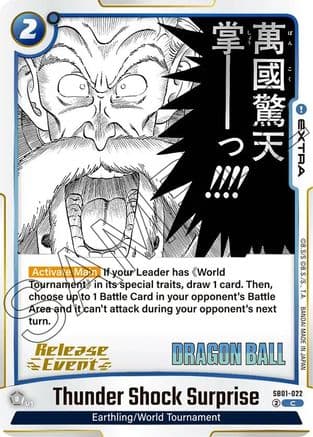 Thunder Shock Surprise — Manga Booster 01 Release Event Cards