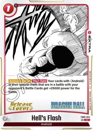 Hell's Flash — Manga Booster 01 Release Event Cards