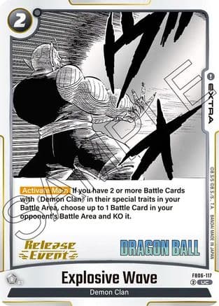 Explosive Wave — Manga Booster 01 Release Event Cards