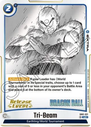 Tri-Beam — Manga Booster 01 Release Event Cards
