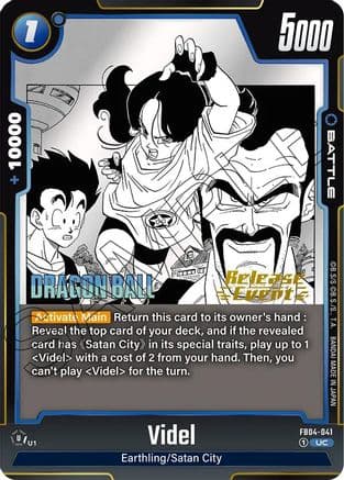 Videl — Manga Booster 01 Release Event Cards