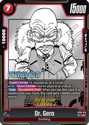 Dr. Gero — Manga Booster 01 Release Event Cards