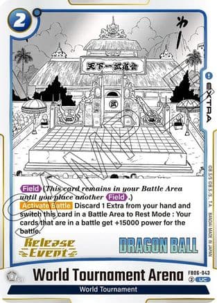 World Tournament Arena — Manga Booster 01 Release Event Cards
