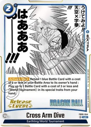 Cross Arm Dive — Manga Booster 01 Release Event Cards