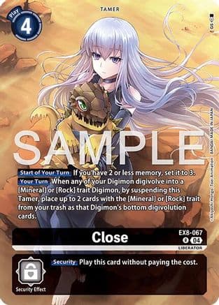 Close (Digimon Liberator Debuggers Set) — Chain of Liberation