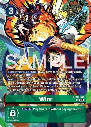 Winr (Digimon Liberator Debuggers Set) — Release Special Booster 2.0